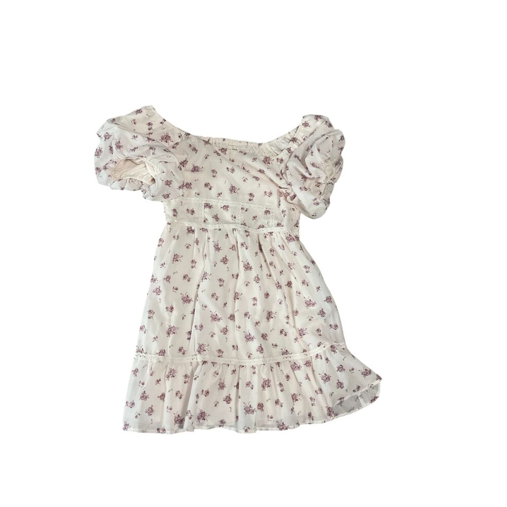 Hello Franki Puff Sleeve Vintage Inspired Girl's Top Size L